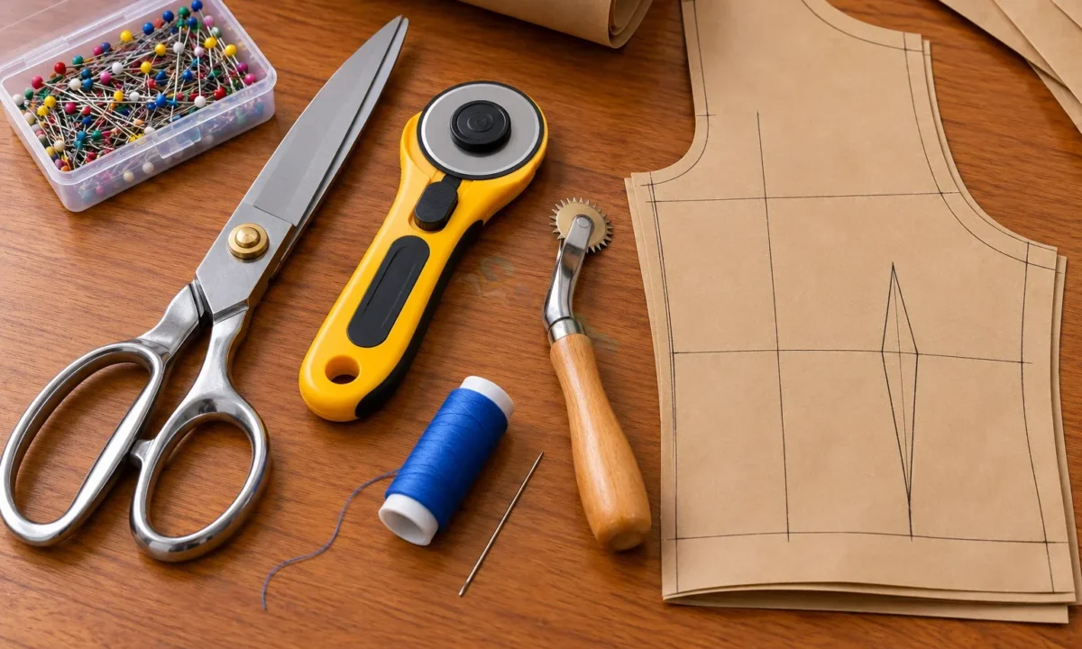 Cutting, Assembling and Sewing a Simple Garment for JSS 1
