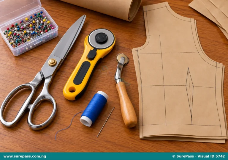 Cutting, Assembling and Sewing a Simple Garment for JSS 1