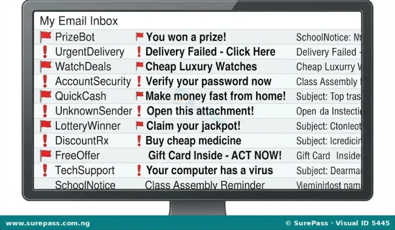 Meaning, Types and Prevention of Spam for JSS 1