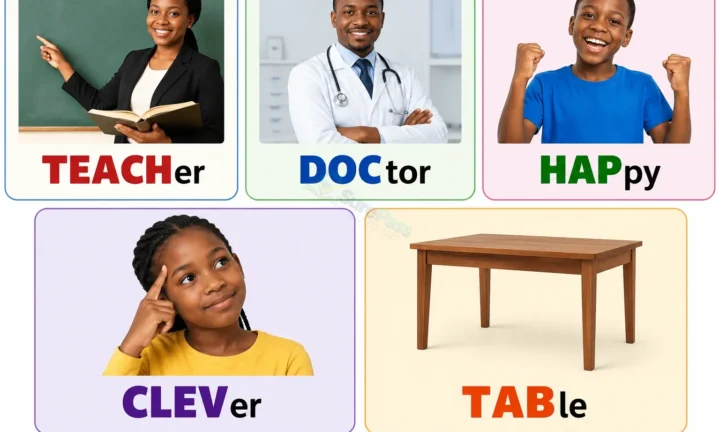 Listening and Speaking: Stress in Two- syllable Words for SS 1