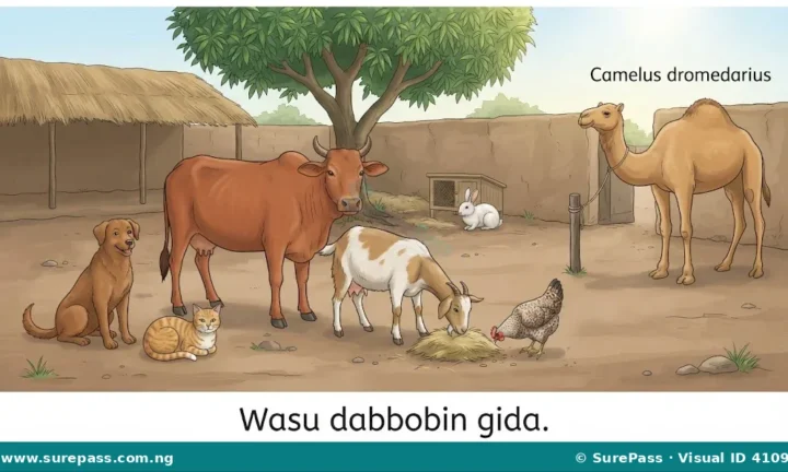 Sunayen Dabbobin Gida da Na Daji for Primary 1