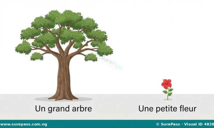 La taille, les couleurs et les formes en français for Primary 4