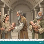 Presentation of Jesus in the Temple and the Prophecies of Simeon and Anna for JSS 1
