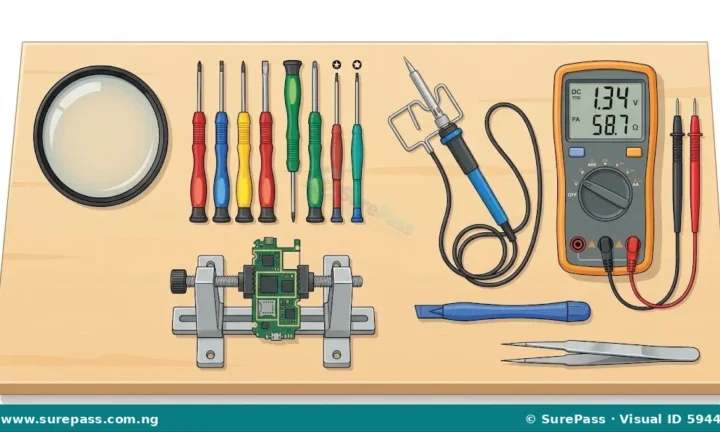 Hand Tools for Mobile Phone Repairs and Their Functions for JSS 1