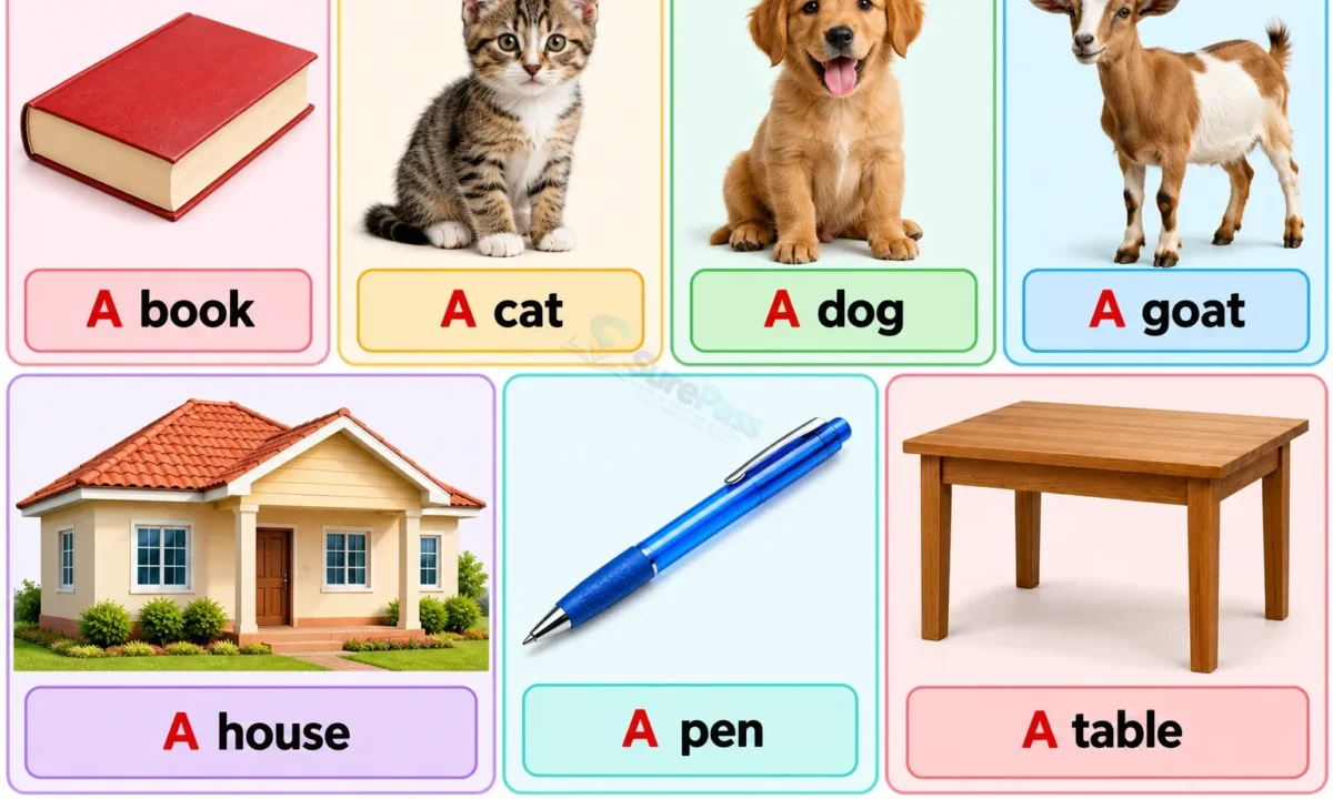 Grammar: Using Articles A and An for Primary 1