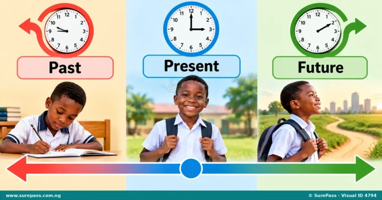 Grammar and Vocabulary: Using past, present and future tenses for Primary 4